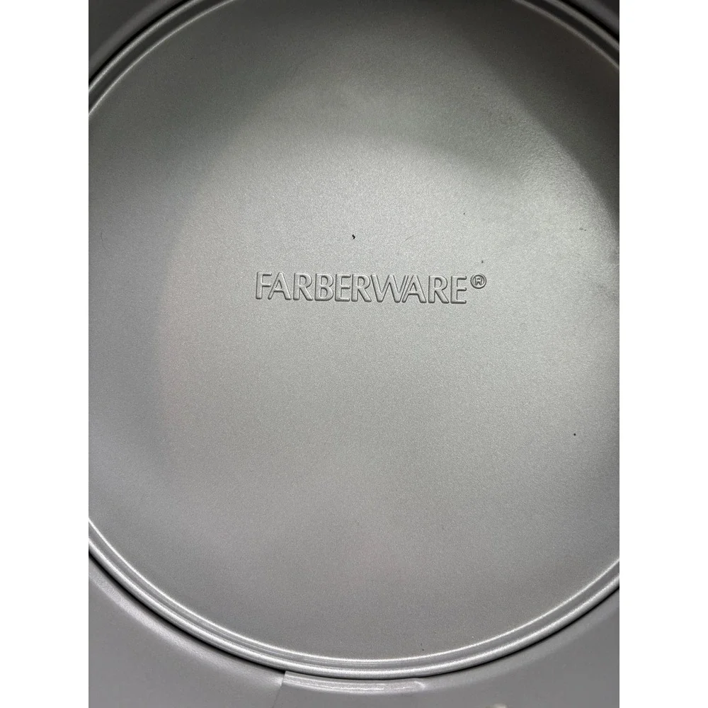 Farberware 9 Inch Nonstick Springform Pan Set Gray and Black Bakeware 2pc